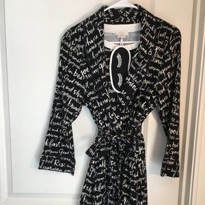 NWOT Kate Spade Robe, Gown & Sleep Mask Set